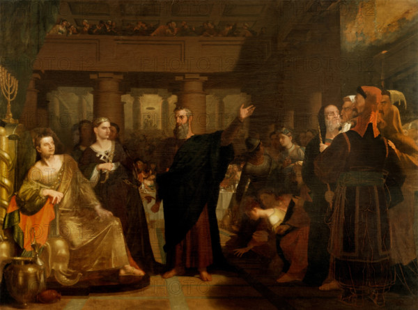 Belshazzar's Feast, between 1817 and 1843. Creator: Washington Allston.