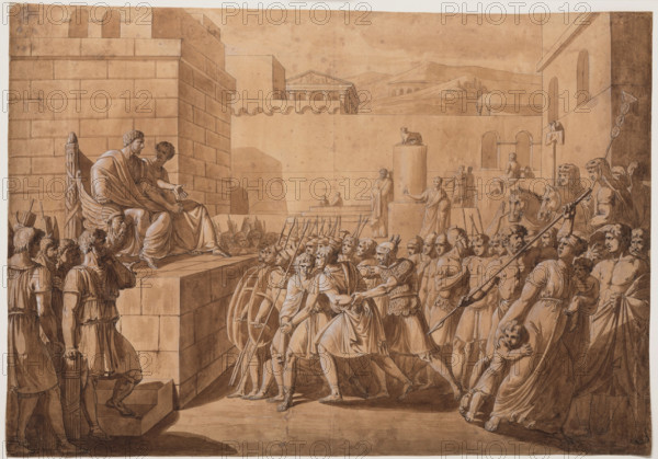 Scene from Roman History, c1812. Creator: Bartolomeo Pinelli.