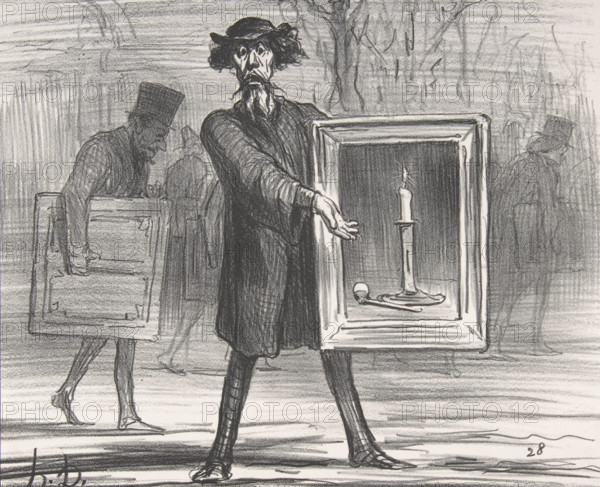 Ils m'ont refusé ça...les ignares!!, 1859.  Creator: Honore Daumier.