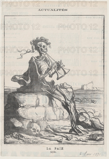 La Paix - Idylle, 1871. Creator: Honore Daumier.
