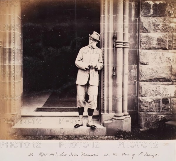 Lord John Manners at St Marys, from an album compiled by Sir John Everett Millais. Creator: Unknown.