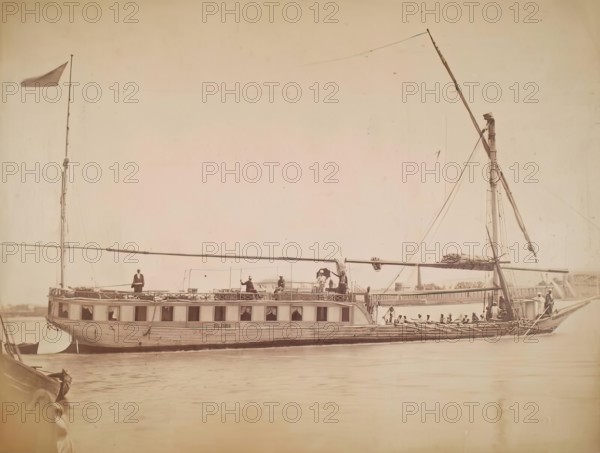 Boat, Africa, from an album compiled by Sir John Everett Millais, 1893. Creator: William Duffus.