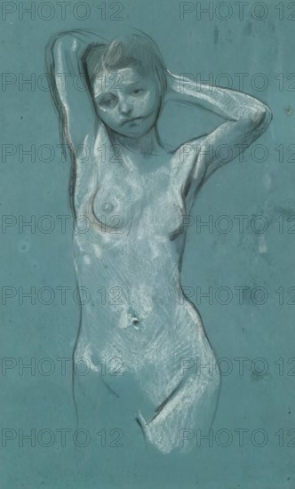 Study of a Young Girl. Creator: John MacAllan Swan.