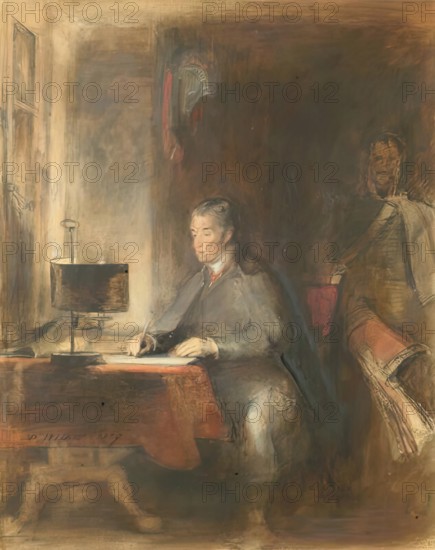 Study for 'The Duke of Wellington writing Dispatches', 1829. Creator: David Wilkie.