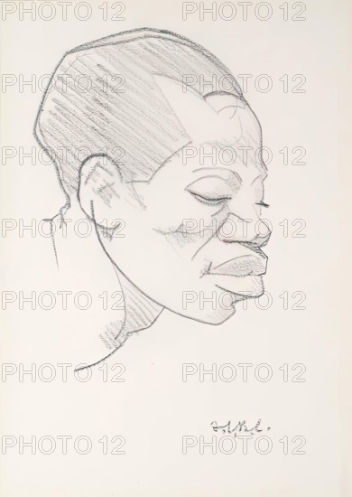 A Head, 1925-1937. Creator: Francis Campbell Bolleau Cadell.