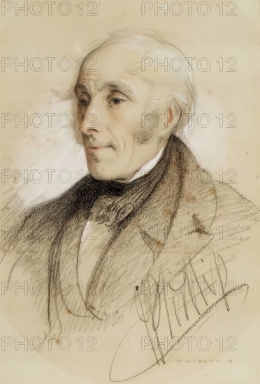 Portrait Sketch, c1840s. Creator: John Phillip.