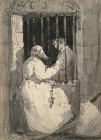 Prisoner at the Window, 1853-1870. Creator: George Paul Chalmers.