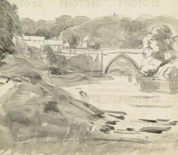 The Brig of Balgownie, Old Aberdeen, ex. 1924. Creator: William York Macgregor.