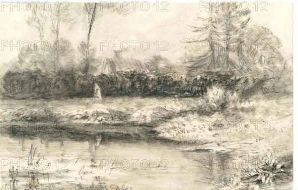 Near Altrincham, Cheshire, 1844. Creator: David Cox the Elder.