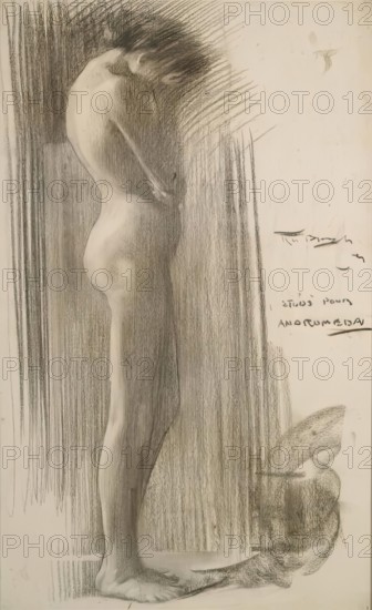 Study for "Andromeda", c1893. Creator: Robert Brough.