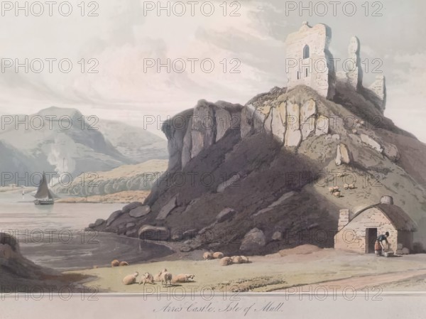 Arros Castle, Isle Of Mull. Creator: William Daniell.