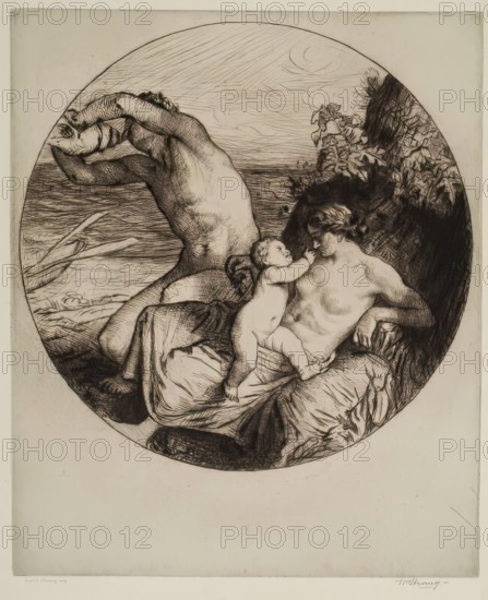 The Fisherman, 1908. Creator: William Strang.