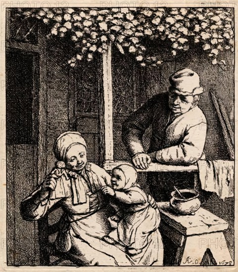 La Poupée Demandée, 1678. Creator: Adriaen van Ostade.