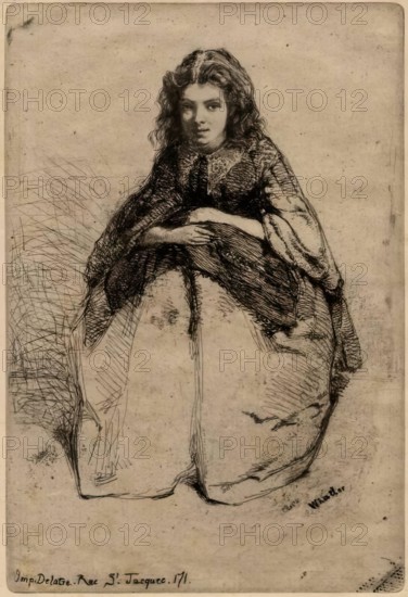 Fumette (Kennedy 13), c1857. Creator: James Abbott McNeill Whistler.
