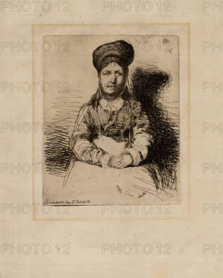 La Retamuse (The Tinker's Wife) (Kennedy 14), 1858. Creator: James Abbott McNeill Whistler.