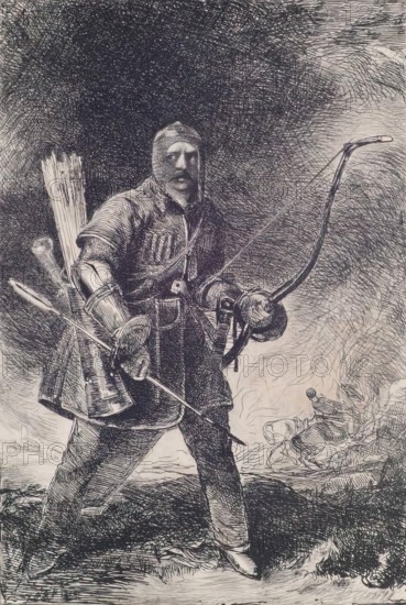 Sir William Allan as an Archer, 1815. Creator: Andrew Geddes.