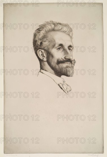 R.B. Cunninghame Graham, 1898. Creator: William Strang.