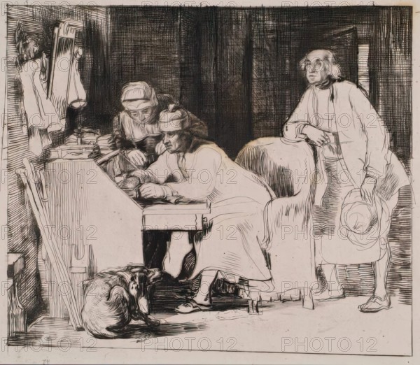 The Lost Receipt, 1807. Creator: David Wilkie.