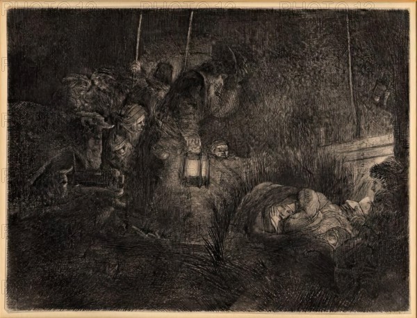 Adoration of the Shepherds, 1653. Creator: Rembrandt Harmensz van Rijn.