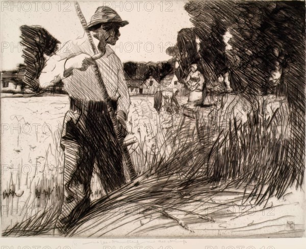 Field Workers, 1925-1949. Creator: William Lee-Hankey.