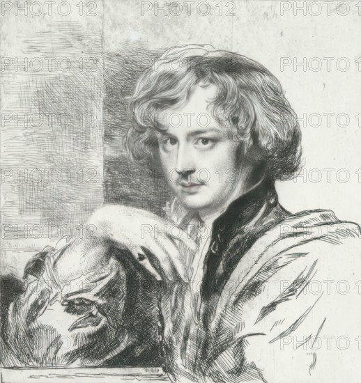 Self Portrait, (c1620), c1820s. Creator: Andrew Geddes.