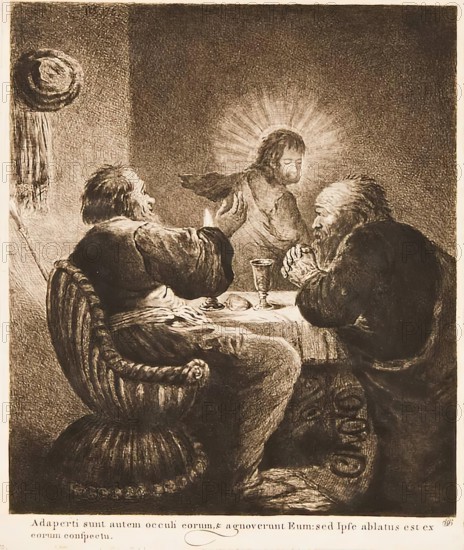 Supper at Emmaus, c1760s-1780s Creator: William Baillie.