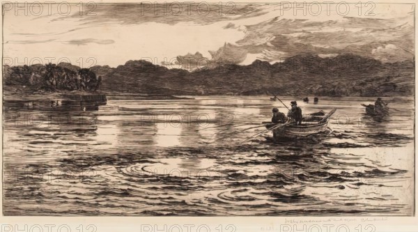 Loch Scene, c1860-1904. Creator: Colin Hunter.