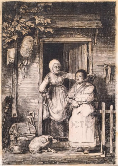 The Cottage Door, 1820. Creator: David Wilkie.