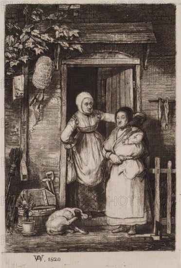Woman in Doorway, c1820. Creator: David Wilkie.