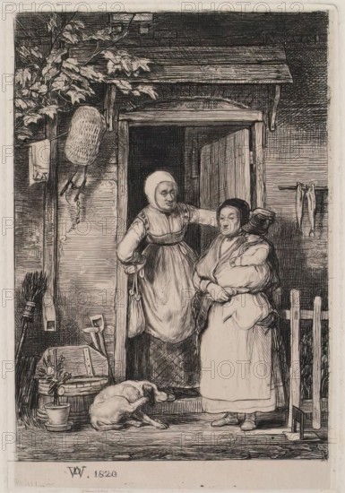 The Cottage Door, 1820. Creator: David Wilkie.