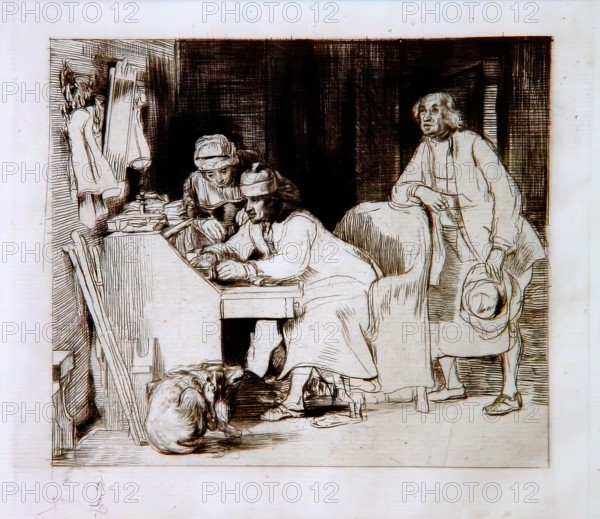 The Lost Receipt, 1807. Creator: David Wilkie.