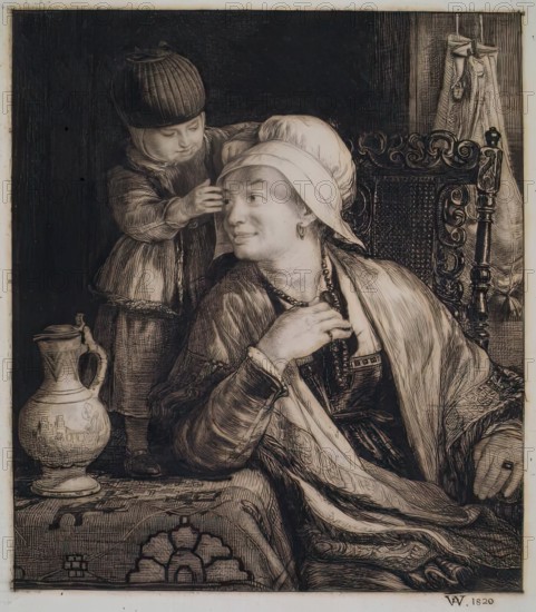 The Flemish Mother, c1820. Creator: David Wilkie.