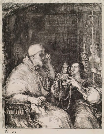 The Pope and the Goldsmith, 1824. Creator: David Wilkie.