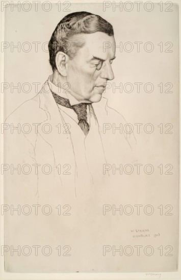 Portrait of the Right Hon. Joseph Chamberlain, 1903. Creator: William Strang.
