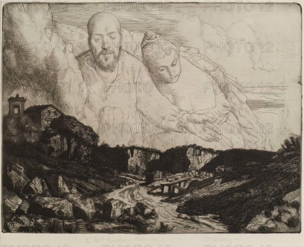 At The Back Of Beyond, 1896. Creator: William Strang.