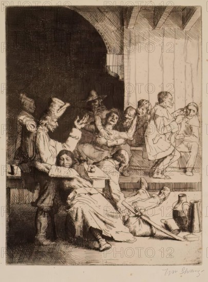 The Jolly Beggars, 1884. Creator: William Strang.