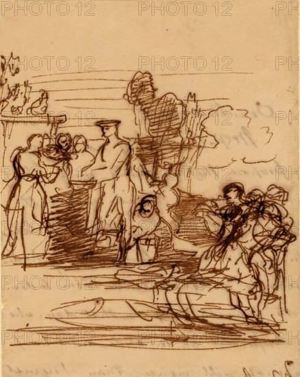 George IV Entering Edinburgh, c1820s. Creator: David Wilkie.