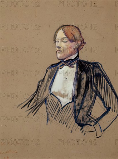 Charles Conder - Sketch for  'Aux Ambassadeurs: Gens Chics', 1893. Creator: Henri de Toulouse-Lautrec.