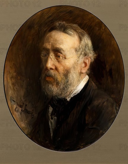 Jozef Israels, Self Portrait, 1881. Creator: Jozef Israels.