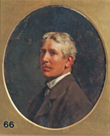 Cecil van Haanen, Self Portrait, 1885. Creator: Cecil van Haanen.