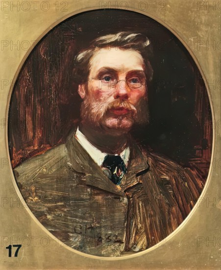 Colin Hunter, Self Portrait, 1882. Creator: Colin Hunter.