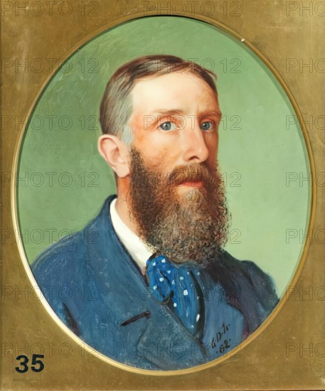 George Dunlop Leslie, Self Portrait, 1882. Creator: George Dunlop Leslie.
