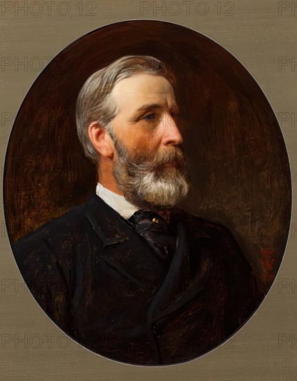 Henry Tanworth Wells, Self Portrait, 1882. Creator: Henry Tanworth Wells.