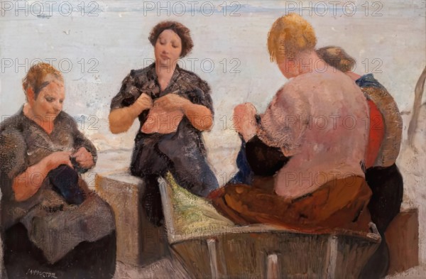 By the Shore, c1938. Creator: James Alexander Hay Hector.