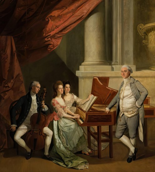The Morse and Cator Family, c1784. Creator: Johan Zoffany.