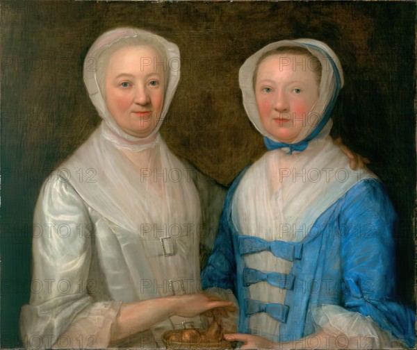 Two Daughters of George Alexander, Advocate, 1740s. Creator: John Alexander.