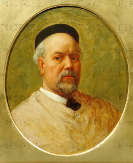 Portrait of Henry Hugh Armstead, RA, 1884. Creator: John Evan Hodgson.