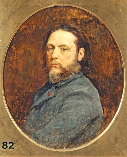 Jules Breton, Self Portrait, 1883. Creator: Jules Breton.