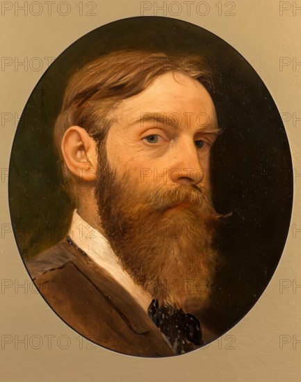 Randolph Caldecott, Self Portrait, 1884. Creator: Randolph Caldecott.
