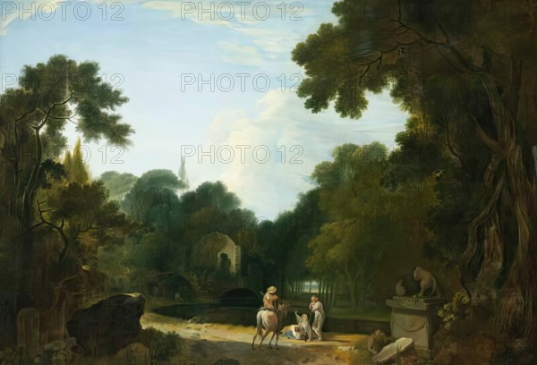 Ruin in a Clearing, 1753. Creator: Richard Wilson.